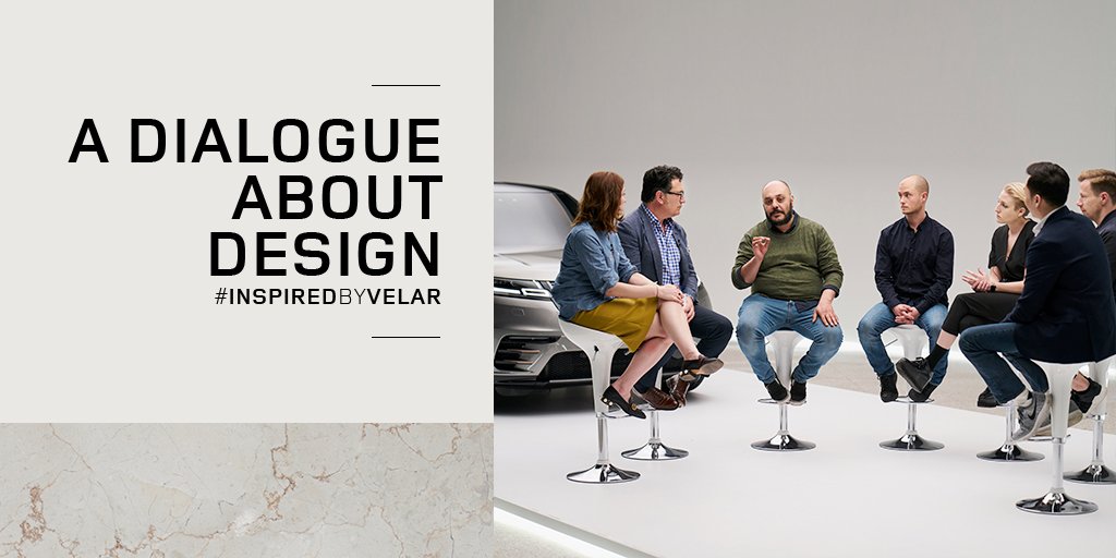 We had the opportunity to have a round table discussion on design and the new #RangeRover #Velar #VelarCircle goo.gl/APMGSq