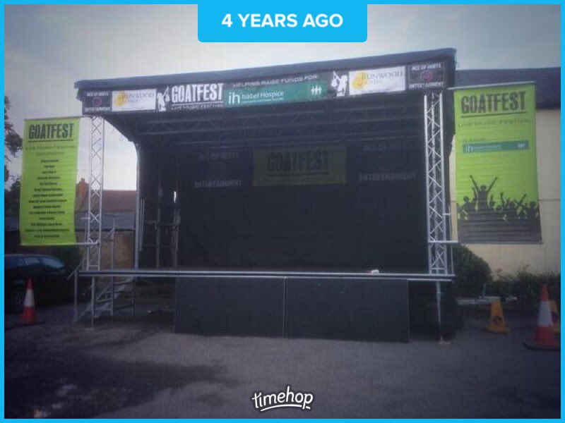 It's come along way! 1 day to go 🎉
#goatfest2017