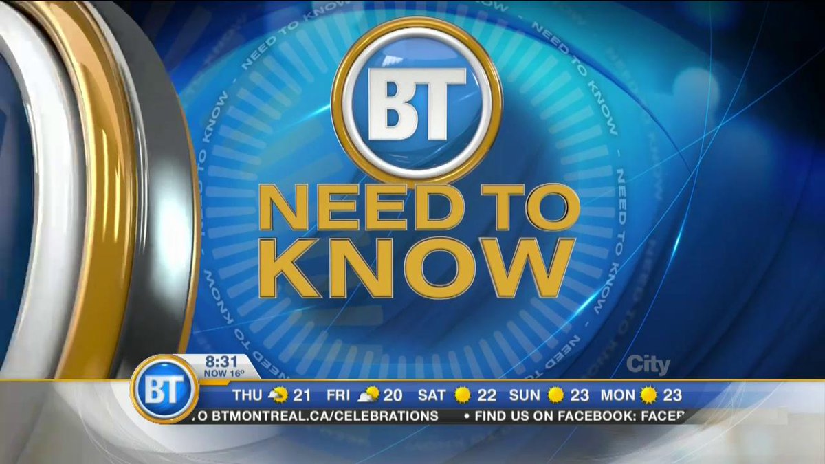 #BTMTL #needtoknow VIDEO: Your 90-second news, weather, traffic update at 8:30 https://t.co/8Ib3meA3qd