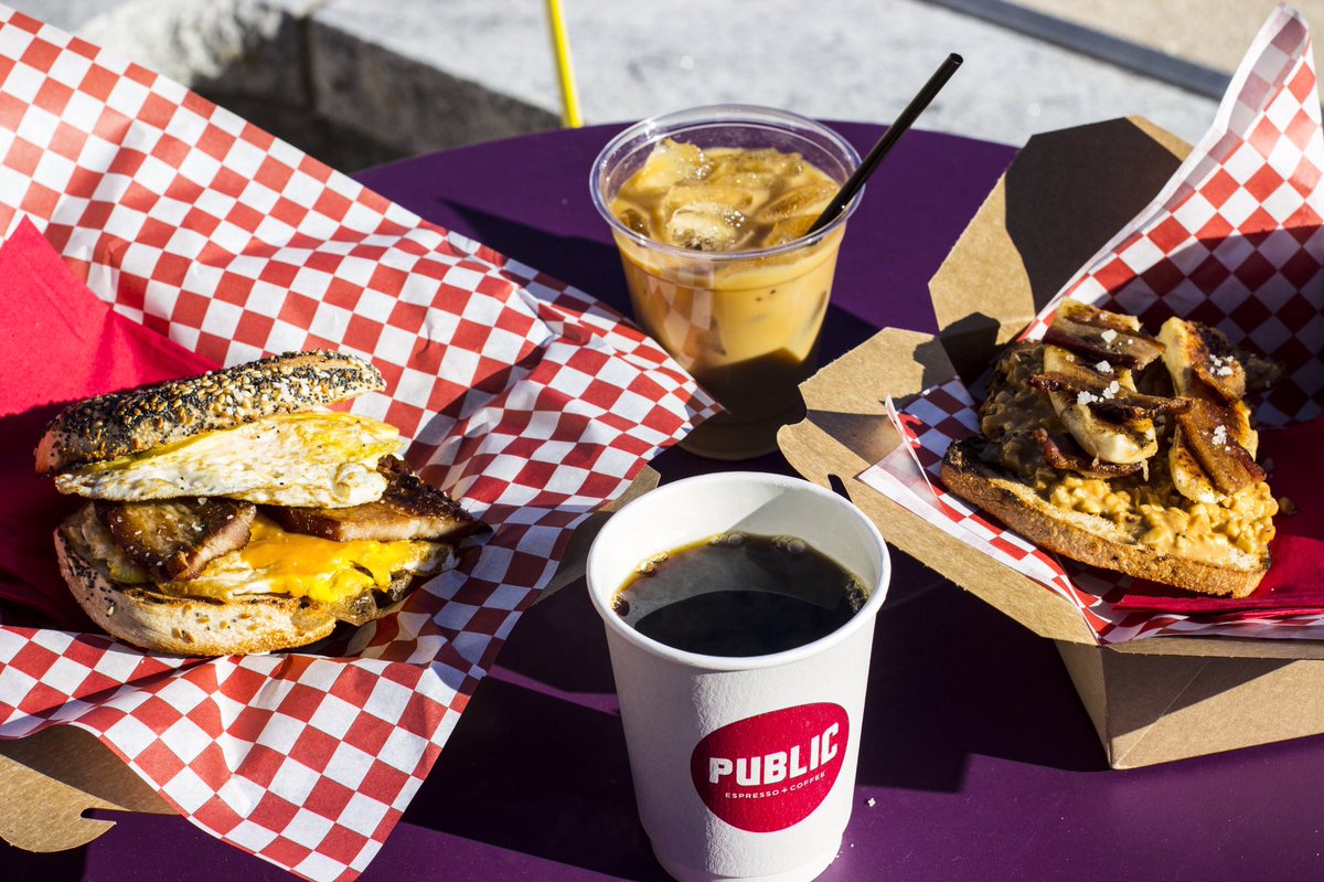 PublicToGo's tweet image. This breakfast (and more) could be yours. Come find us in Larkin Square or order up on Skip The Dishes! #public2go