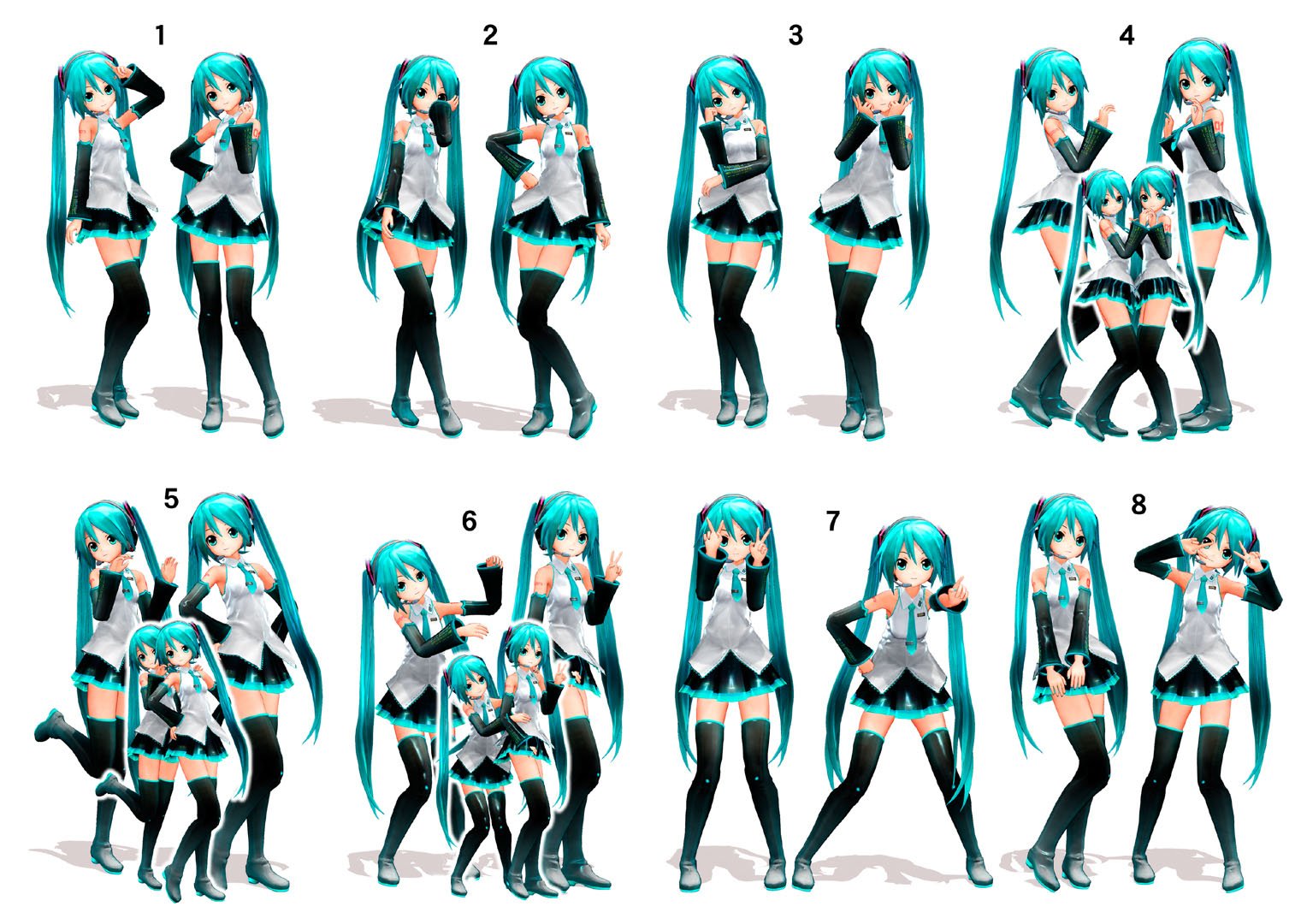 Keitel様 女の子の撮影ポーズ集 一覧図 Twitter
