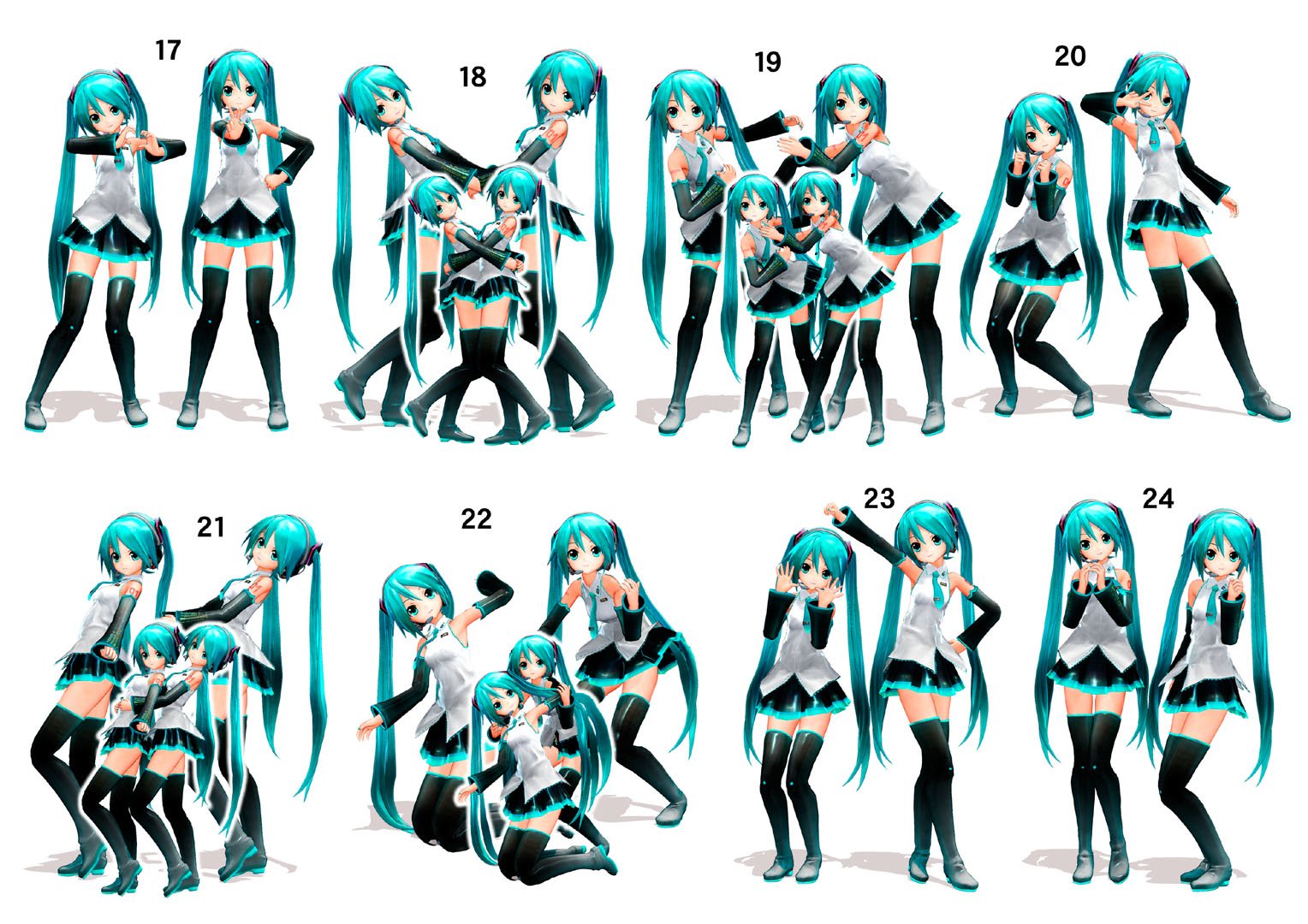 Keitel様 女の子の撮影ポーズ集 一覧図 Twitter