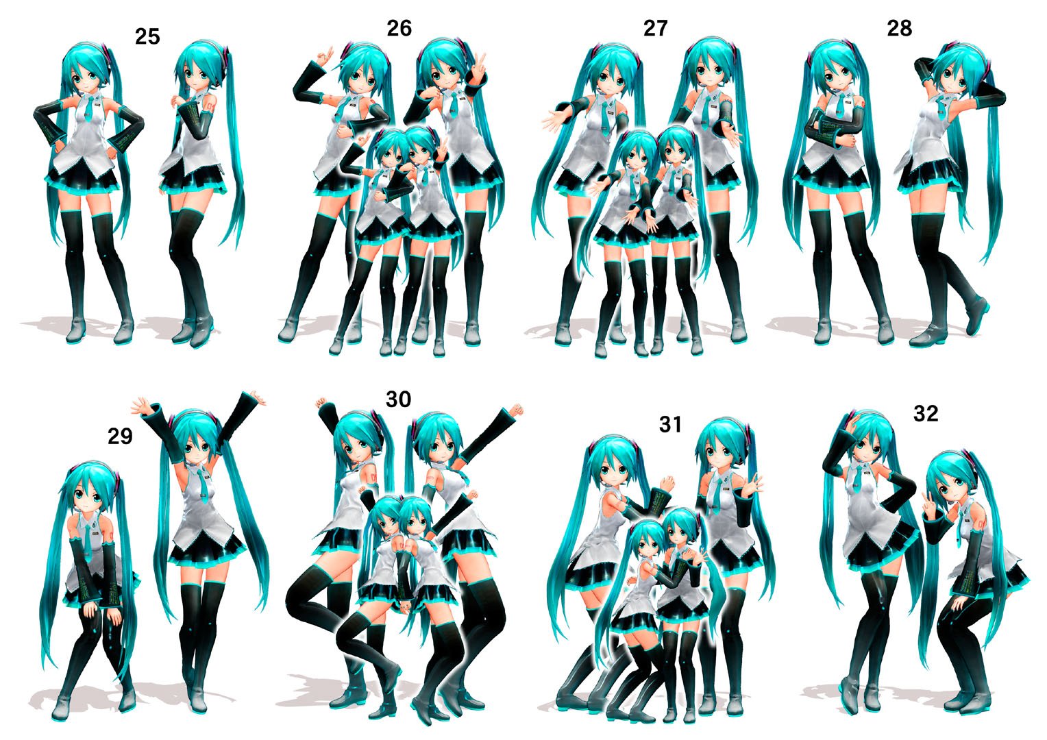 Keitel様 女の子の撮影ポーズ集 一覧図 Twitter