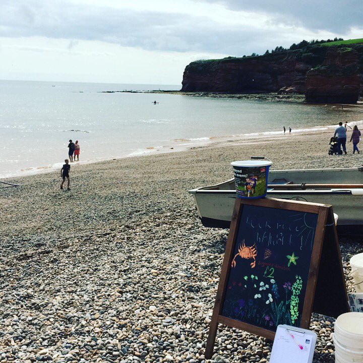 wildeastdevon's tweet photo. Suns out for #rockpooling @LadramBay @eastdevon - top marks to those who have walked @swcoastpath from Sidmouth to be here!! https://t.co/dcAcdWApdW