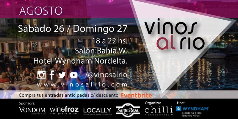 bonvino_ar's tweet photo. De la mano de #ChilliProductora llega la 4° edición de @vinosalrio, el evento de vinos más prestigioso de Zona Norte, vuelve a Nordelta, https://t.co/zecUWLcG7C