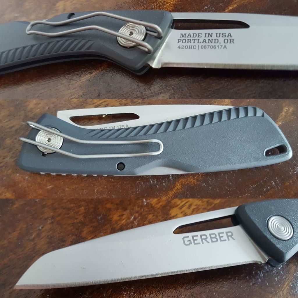 USGblog's tweet photo. Hello mister @gerber #sharkbelly! Came in today. It's really light, feels strong en sturdy. No play on the blade whatsoever. Oh, and it's s… https://t.co/DuaSqJvZYf