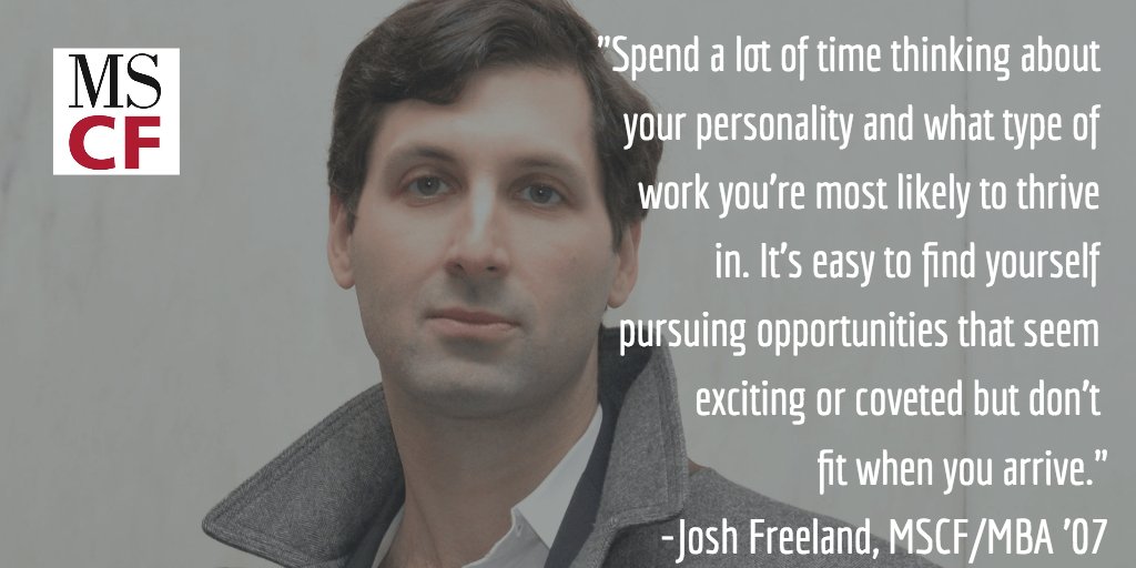 CompFinanceCMU's tweet image. #MSCF07 alumnus, @JoshFreeland, shares advice with prospective students bit.ly/2pMjZ7g #MSCFAlumni