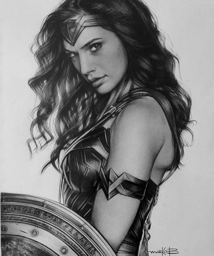 wwfanart's tweet photo. @GalGadot @RollingStone @GalGadot - Marko is dying for you to see his art, can the artist get a like ? 🙏 Artist is @markobarisicart https://t.co/QpAx4aLGv7