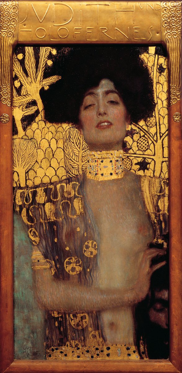 religious_bot's tweet photo. 『ユディトⅠ』1901年 グスタフ・クリムト Judith I, Gustav Klimt https://t.co/tjce8IYLNo