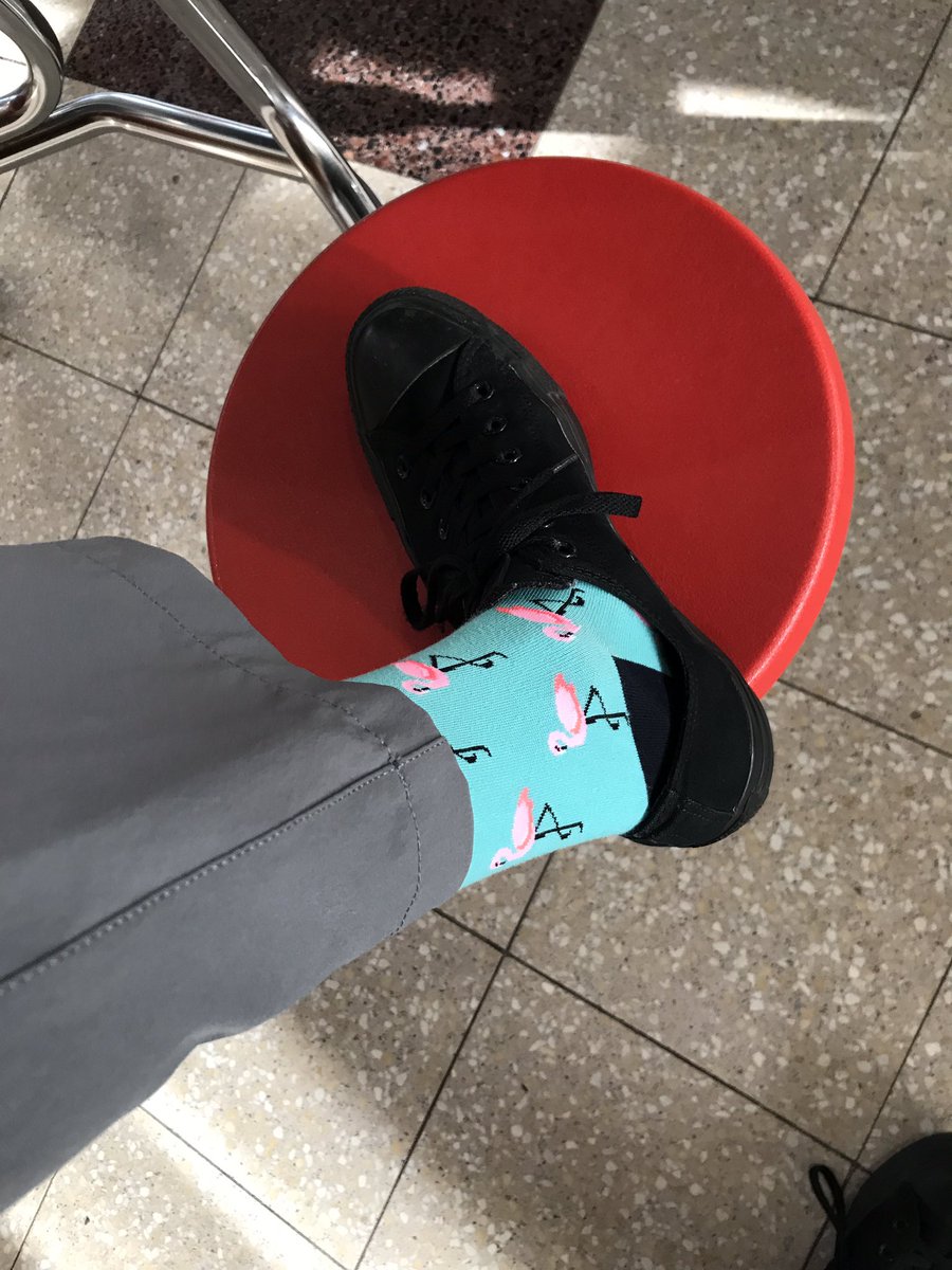 reginaldjsmith's tweet image. Ready for Day 2 of the #WSDTechSummit! My sock game is strong today!!! #Flamingos