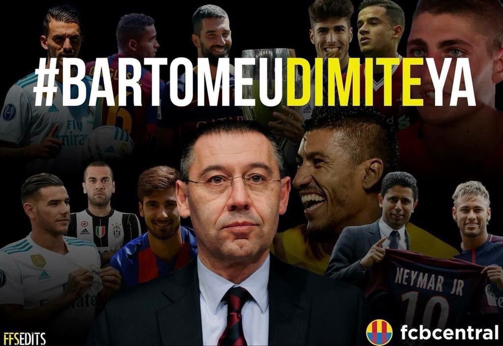 dearatorres's tweet photo. - No replacement for Xavi.
- No replacement for Iniesta.
- No replacement for Neymar.
- Messi hasn't renewed yet.
#BartomeuDimiteHoy https://t.co/2oiRoBVP2y