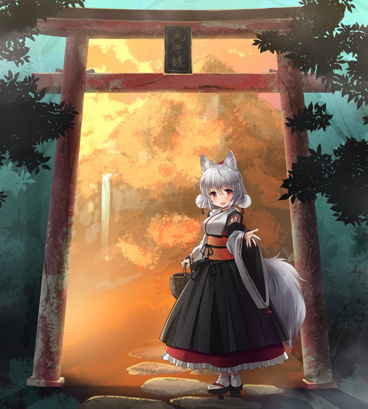 Shige در توییتر イラスト本当に綺麗ですね 神社の鳥居の外と中で風景が違っているし椛がかわいいです Shige در توییتر イラスト本当に綺麗ですね 神社の鳥居の外と中で風景が違っているし椛がかわいいです