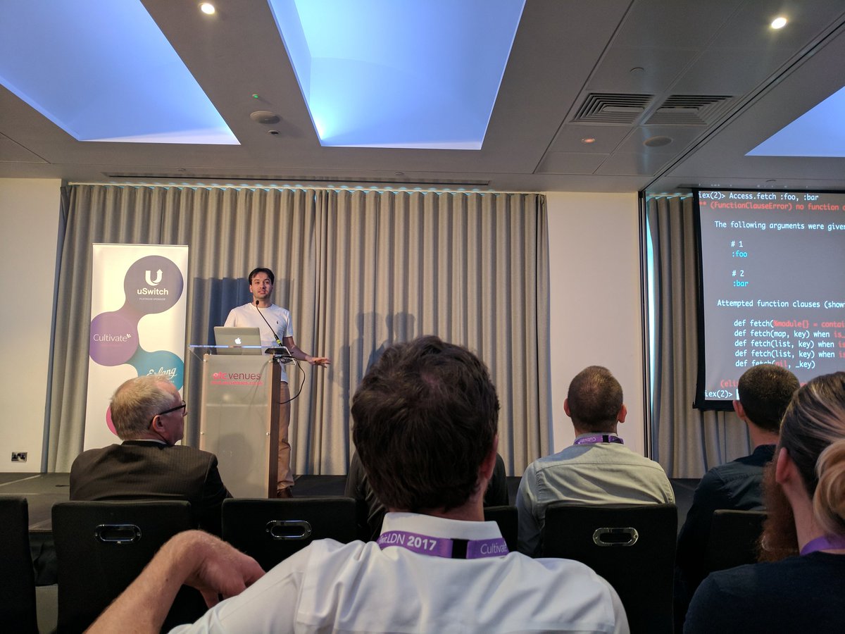 Zeniou's tweet image. @josevalim, creator of #elixirlang , is delivering his inspiring keynote at #ElixirLDN