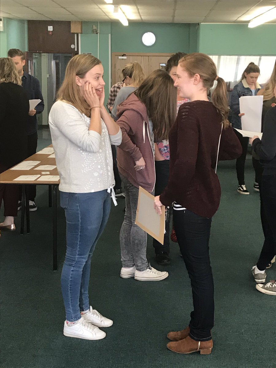 srgchs's tweet photo. Congratulations to all of our A level students, there have been lots of happy faces this morning 🙂👍 https://t.co/6PI27hPh4Q