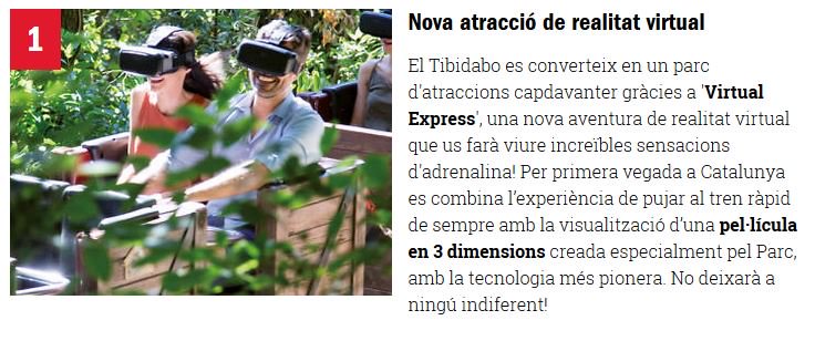 parctibidabo's tweet image. 5 motius per fer el cim a #Barcelona ☝️ 1  #VirtualExpress 🚂 bit.ly/2vtsZBT