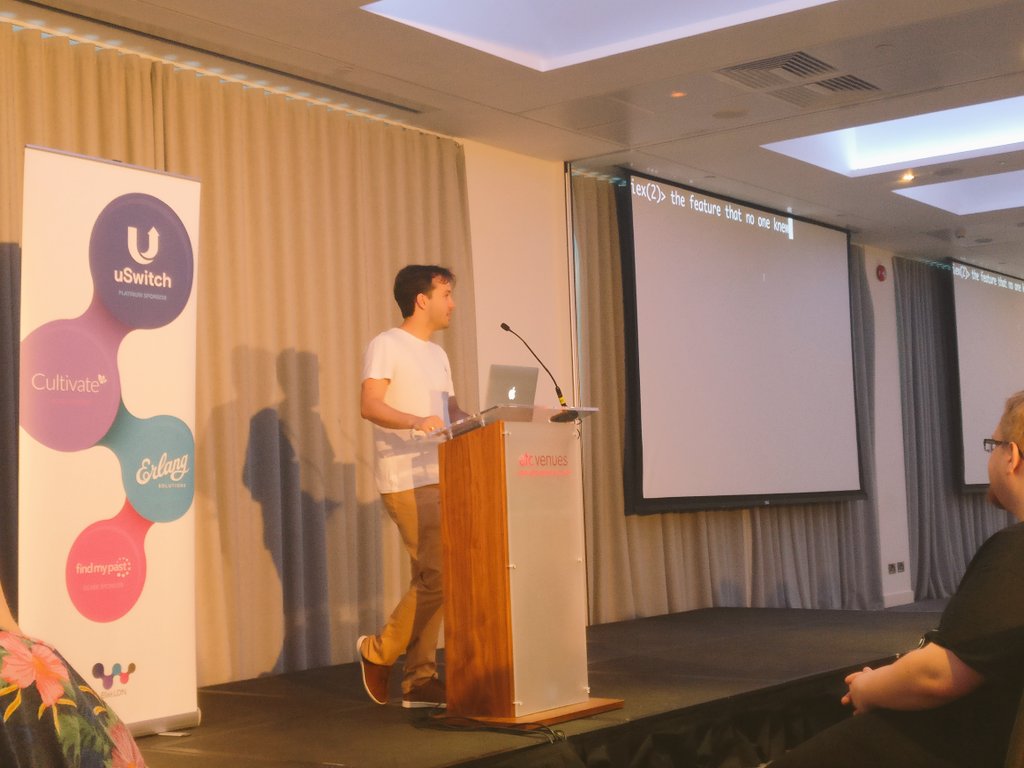 mariaInTech's tweet image. Kicking off @LdnElixir  with @josevalim revealing the feature that no one knew. 😉 subtle comment: I love the new error messages 🙌 #ElixirLDN