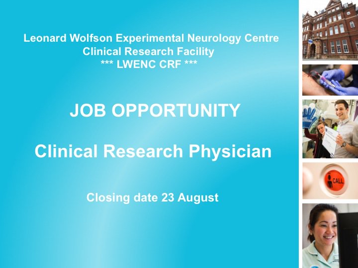LWENCCRF's tweet photo. #JOB ALERT: Clinical Research Physician vacancy #Researchjobs #NHSJobs #clinicaltrials @UCLIoN @UCLHresearch 
https://t.co/6I4AA2VLvh https://t.co/rQcKNRWpY9