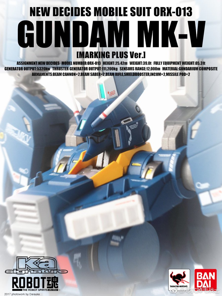 A E Media 周邊測評 Robot Spirits Ka Signature Side Ms Orx 013 Gundam Mk Marking Plus Ver Reviews Link T Co Rodcyimmnv Gundam 高達 鋼彈 ガンダム T Co 8so7mmvu3g