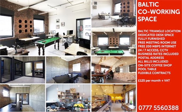 instinctive_hq's tweet image. Desk spaces available in @baltictriangle, take a look - balticcoworkingspace.com for more details #baltictriangle #coworkingspace #liverpool