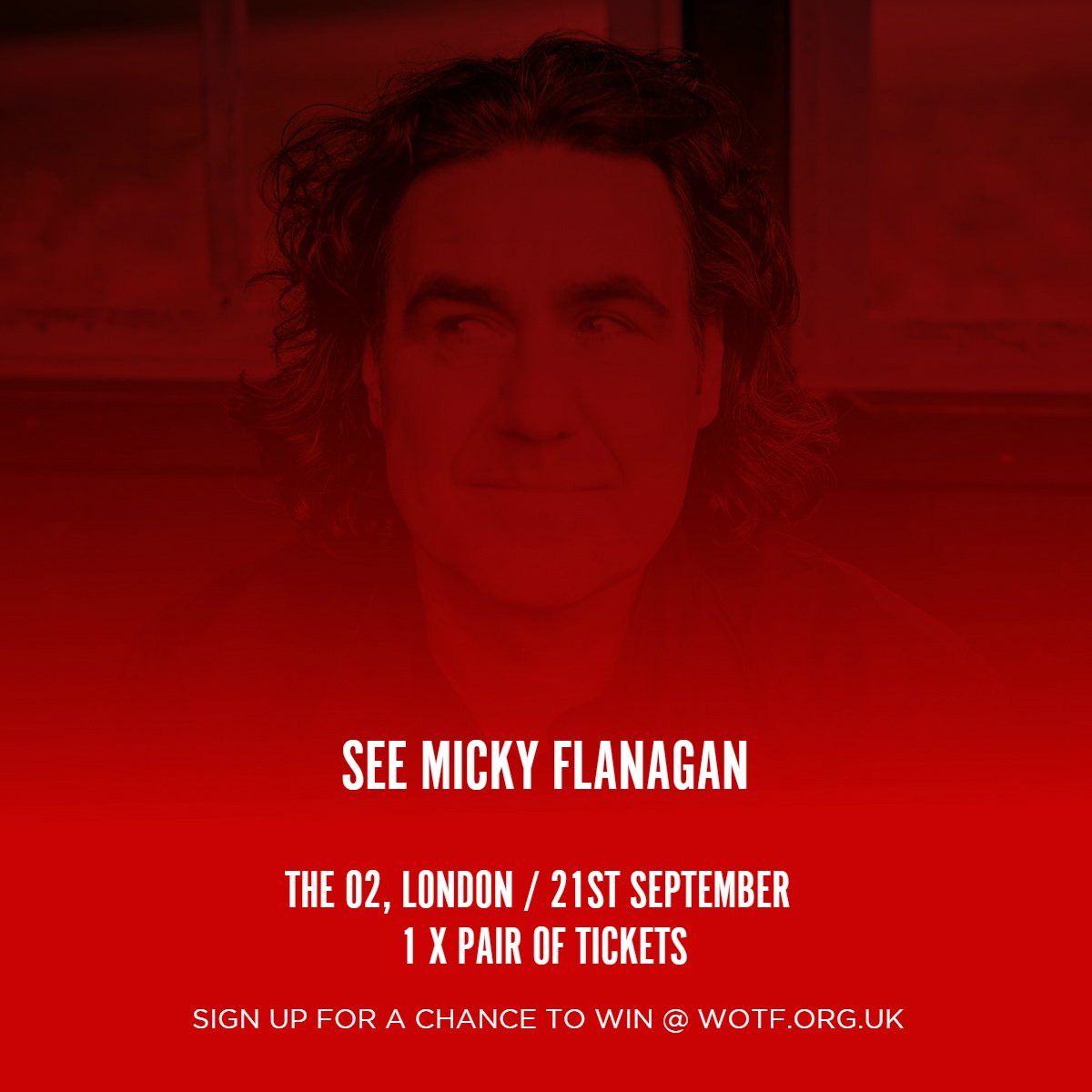 wotf_uk's tweet photo. Want to see Micky Flanagan? Join at https://t.co/1Ft7SvR1lp to be in with a chance! Those of you already members: GOOD LUCK. 🤣 https://t.co/Cie9pUbET7