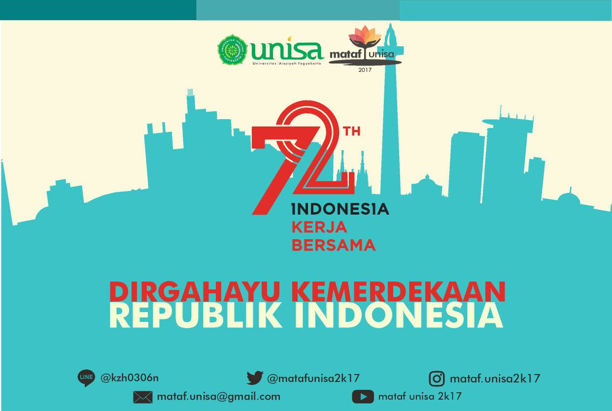 matafunisa's tweet photo. Yaps, benar 17 Agustus merupakan Hari Kemerdekaan RI.
Berikan 1 kata dari arti "Kemerdekaan" menurut kalian!
Komen di bawah ya guys😉 https://t.co/6qec1TP08H