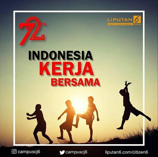 Dirgahayu Indonesia ke - 72 , Merdeka #HUT72RI