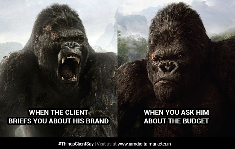 IamDigMarketer's tweet photo. The time when you win the conversation with the client. #ThingsClientSay https://t.co/c1cUdKFVLw https://t.co/ngfQFoqGrg