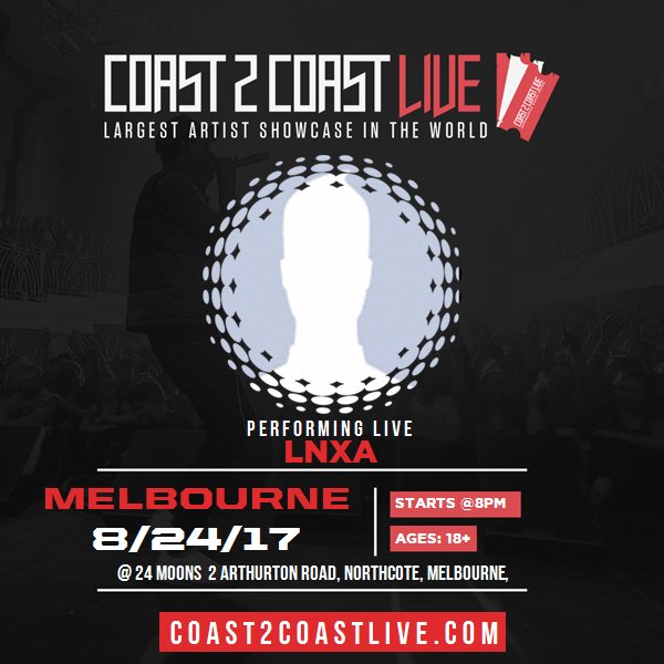 LewdKang's tweet photo. Vote for me to perform at #Melbourne, Australia Edition August 24th! https://t.co/YAXoRHOA3X #Coast2Coast https://t.co/YwGJ32975w