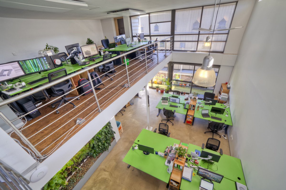 SolidGreen_SA's tweet photo. We were awarded the FIRST 6-Star #Green Star SA Interiors certification for our own offices in Rosebank, Jhb! https://t.co/Uw7cLt4vIo