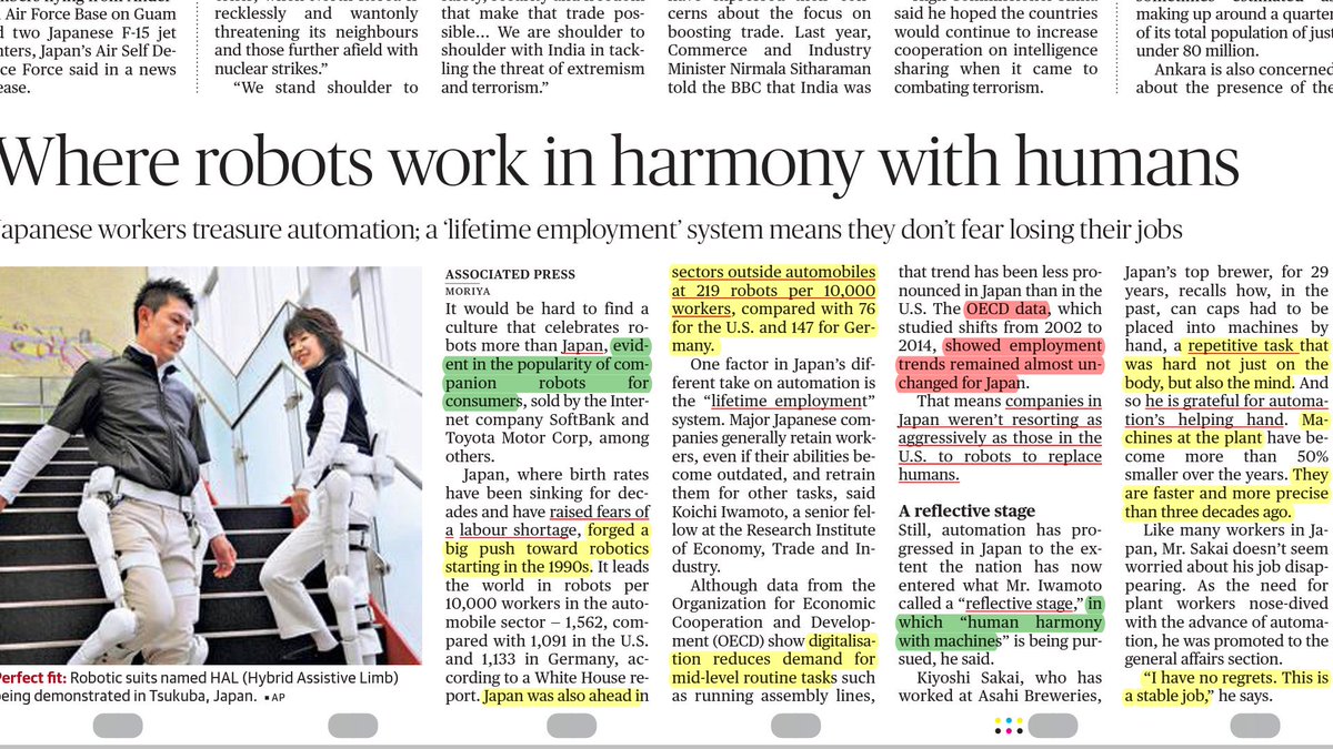 Kh_Abhijeet18's tweet image. Here our advanced people find way in 4th industrial revolution. Yes many factors are there still we have many options #human_robot