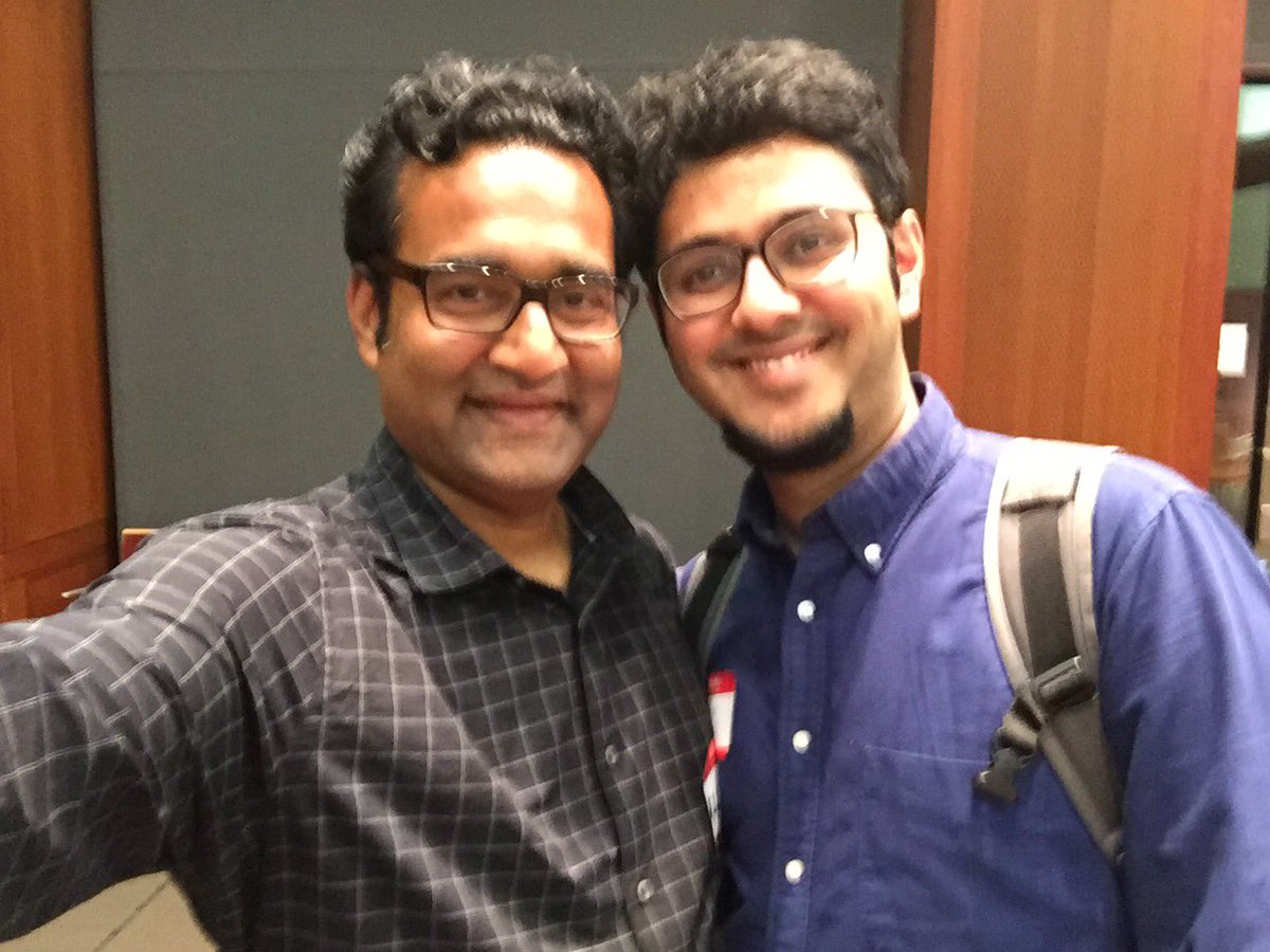 RajivNemaIndori's tweet photo. Good meeting you @geeteshaiyer at the @inktalks #INKsalon in #Cupertino. #KeepSinging. You have an amazing talent. https://t.co/Tdbvr2ayl7