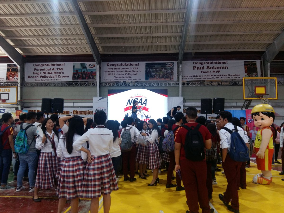 thePERPETUALITE's tweet photo. #TPerpsUpdate: The #NCAACampusTour Variety Show is now happening in the UPH Gym 2! Come and see the fun here! https://t.co/m3Bodv9CUO