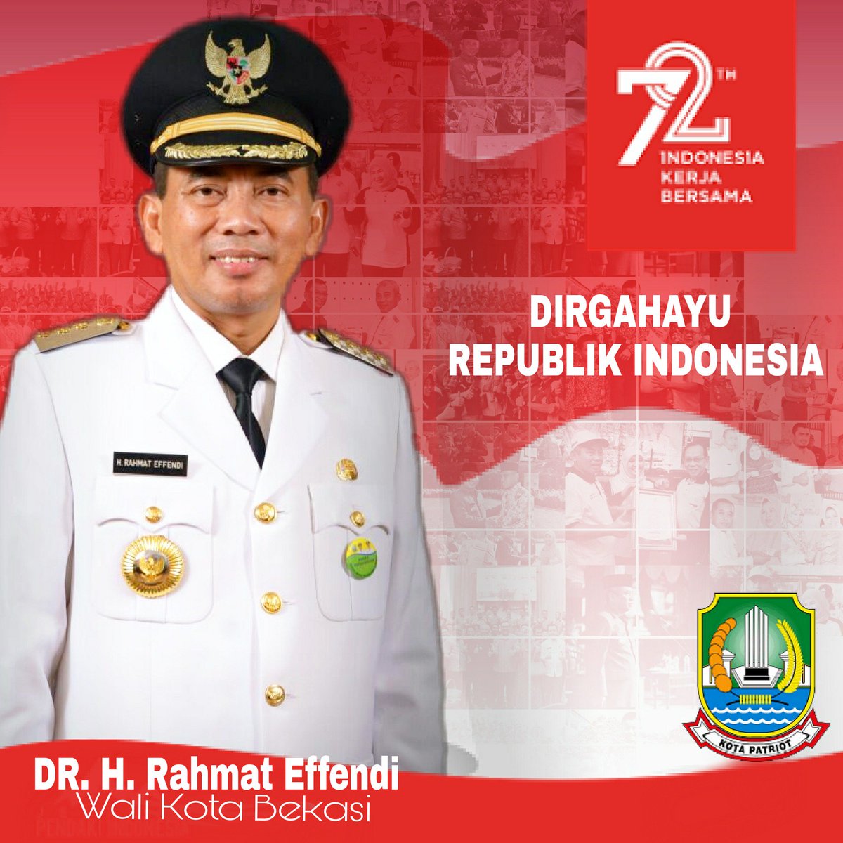 Dirgahayu ke-72 tahun kemerdekaan RI
Semoga semakin jaya negeriku