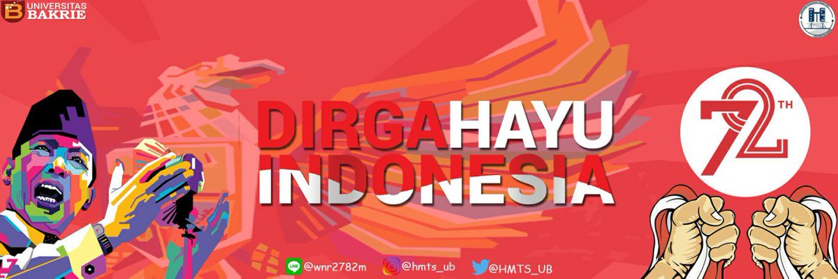 Kami segenap Keluarga Besar Himpunan Mahasiswa Teknik Sipil Universitas Bakrie mengucapkan, Dirgahayu Republik Indonesia ke-72!