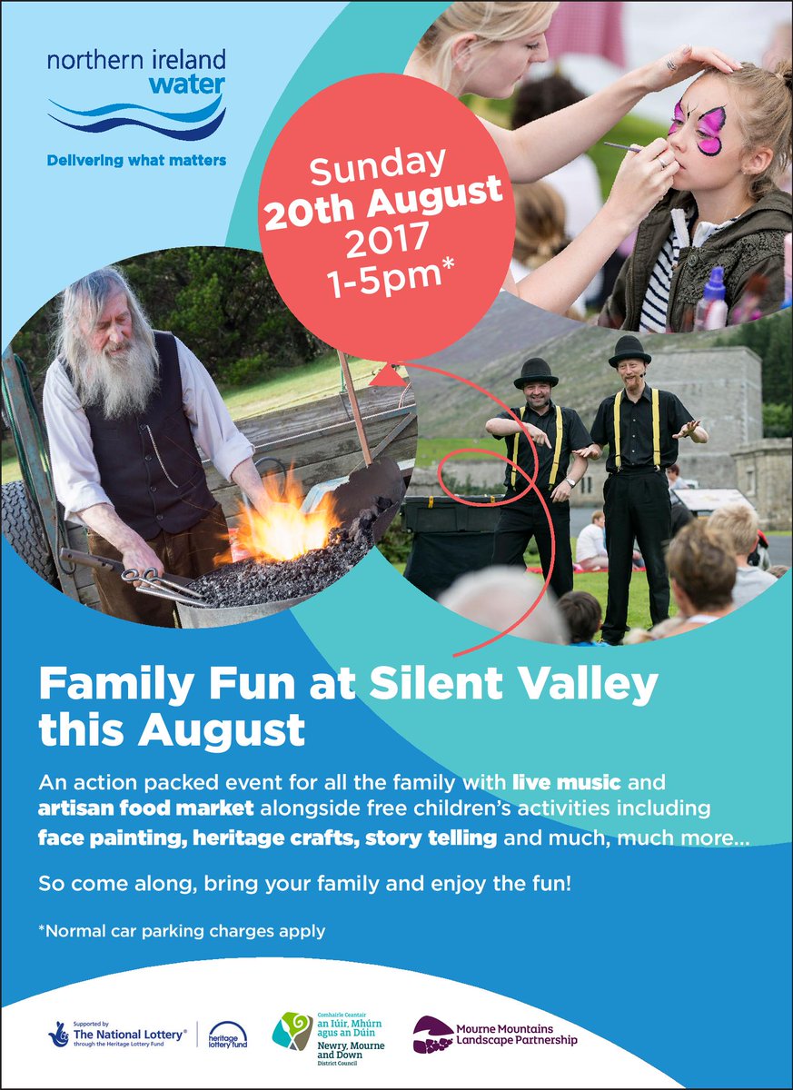 niwnews's tweet photo. Join us at Silent Valley this Sunday for some family fun in the heart of the Mournes! https://t.co/shOCxc4a9J