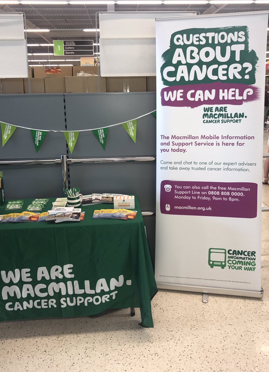 In Asda Birkenhead till 4pm for Macmillan and sun safety advice, pop along if your in the area ☺️
