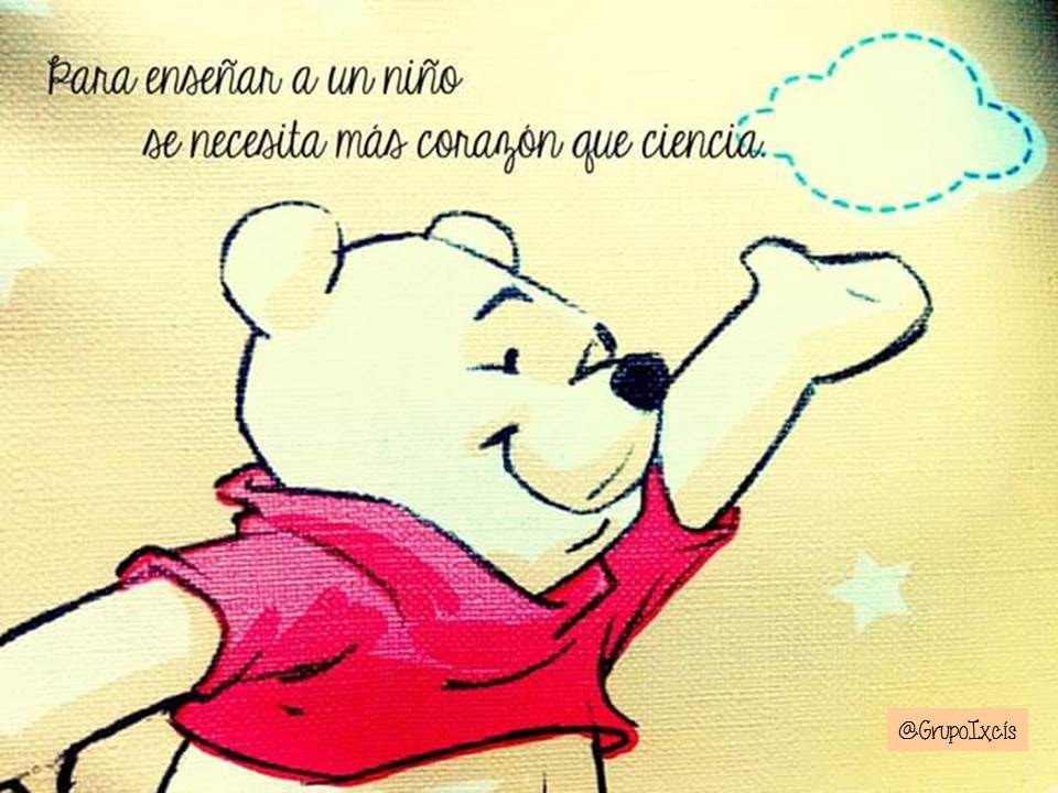 grupoIxcis's tweet photo. Para enseñar a un niño
se necesita más corazón q ciencia.

#FelizJueves https://t.co/jS5K1owQeA