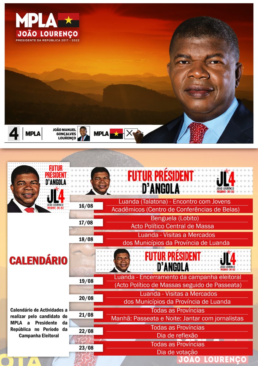 eusoujoaol's tweet photo. Marca em tua agenda e participa!
Contamos com a presença de todos e todas! 
Estamos juntos, camaradas! #Vota4
*Via @angolaconfident https://t.co/TfONzybKpn