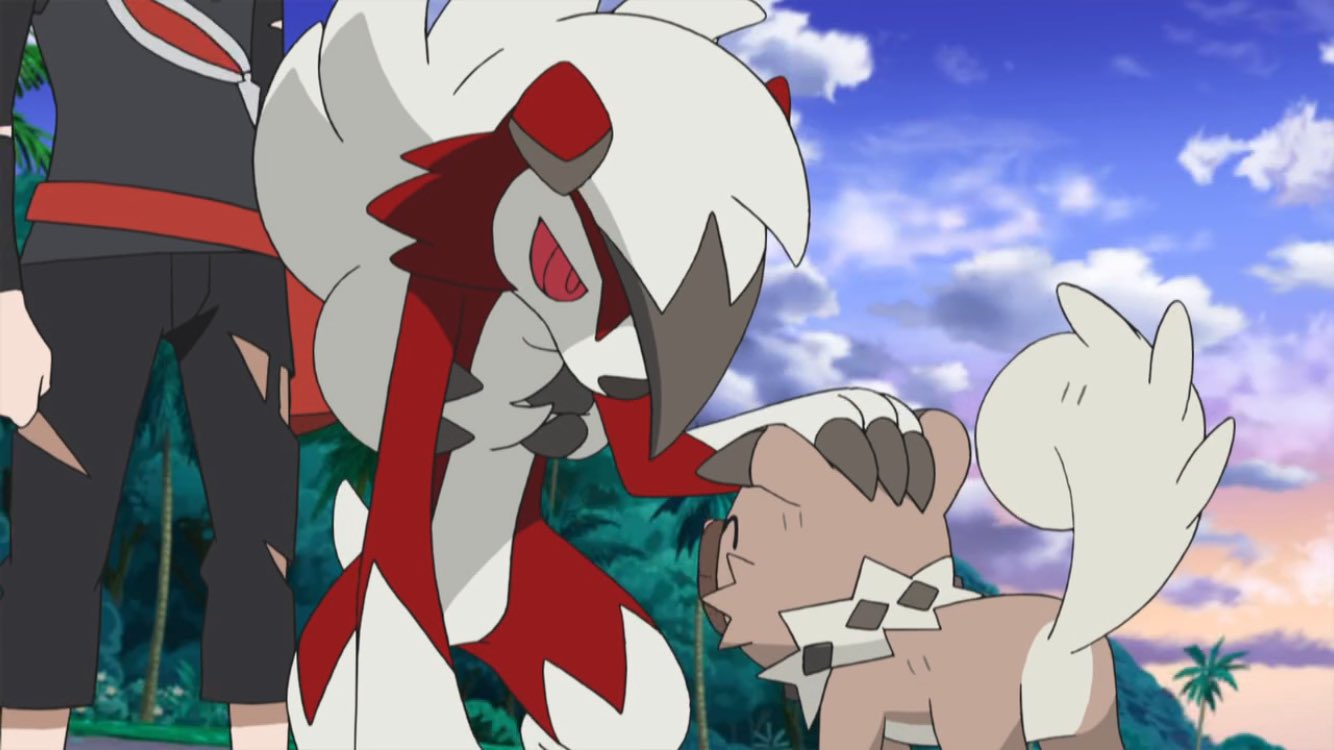 にかいち در توییتر このイワンコなでなでルガルガンとか ピカチュウに笑顔 を見せるルガルガンとかもね 夜ルガルガンは