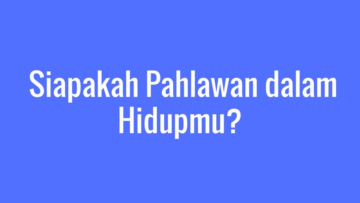 kumparan's tweet photo. Setiap orang punya pahlawannya sendiri. Siapa pahlawan versi kamu? Yuk, ceritakan di #ReadersTask ini! #Momentum72 https://t.co/1mM1iO8EyV https://t.co/wjuWTzDifZ