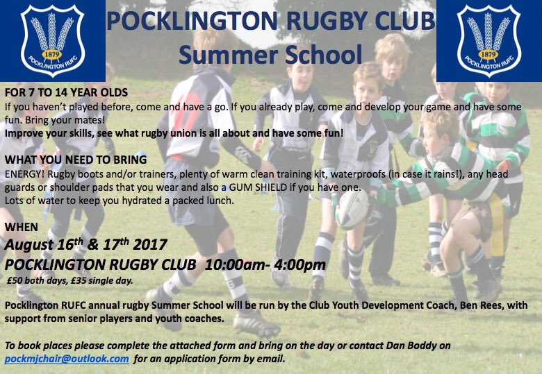 Pocklington RUFC M&J (@PRUFCMandJ) | Twitter