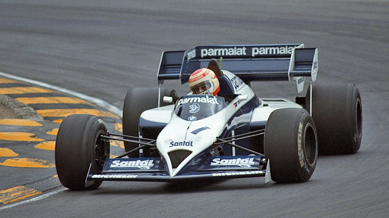 Happy Birthday Nelson Piquet: Pole-sitting Brabham-BMW 1984 Brands Hatch (Photo: 