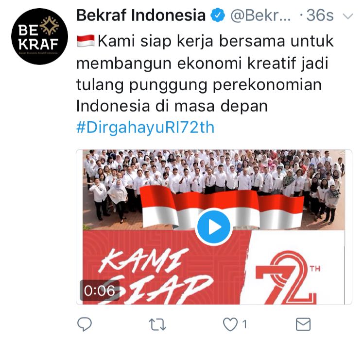Kami siap kerja bersama, Dirgahayu RI