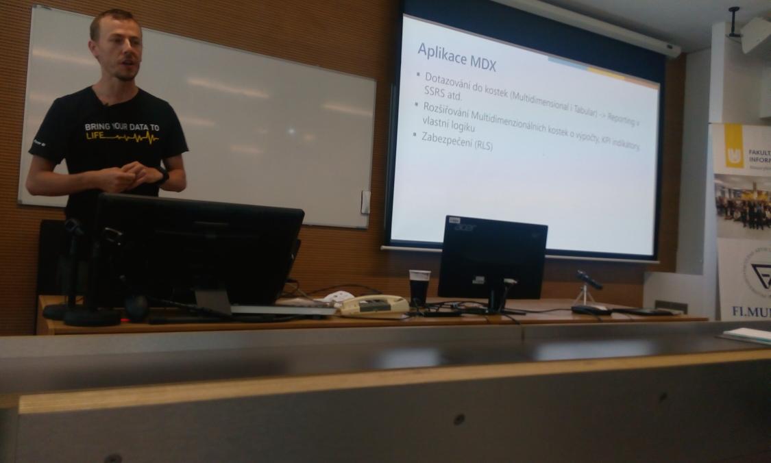 Yesterday's @JiriNeoral presentation about #MDX on #SQLServerBootcamp. Already looking forward to the next year!
