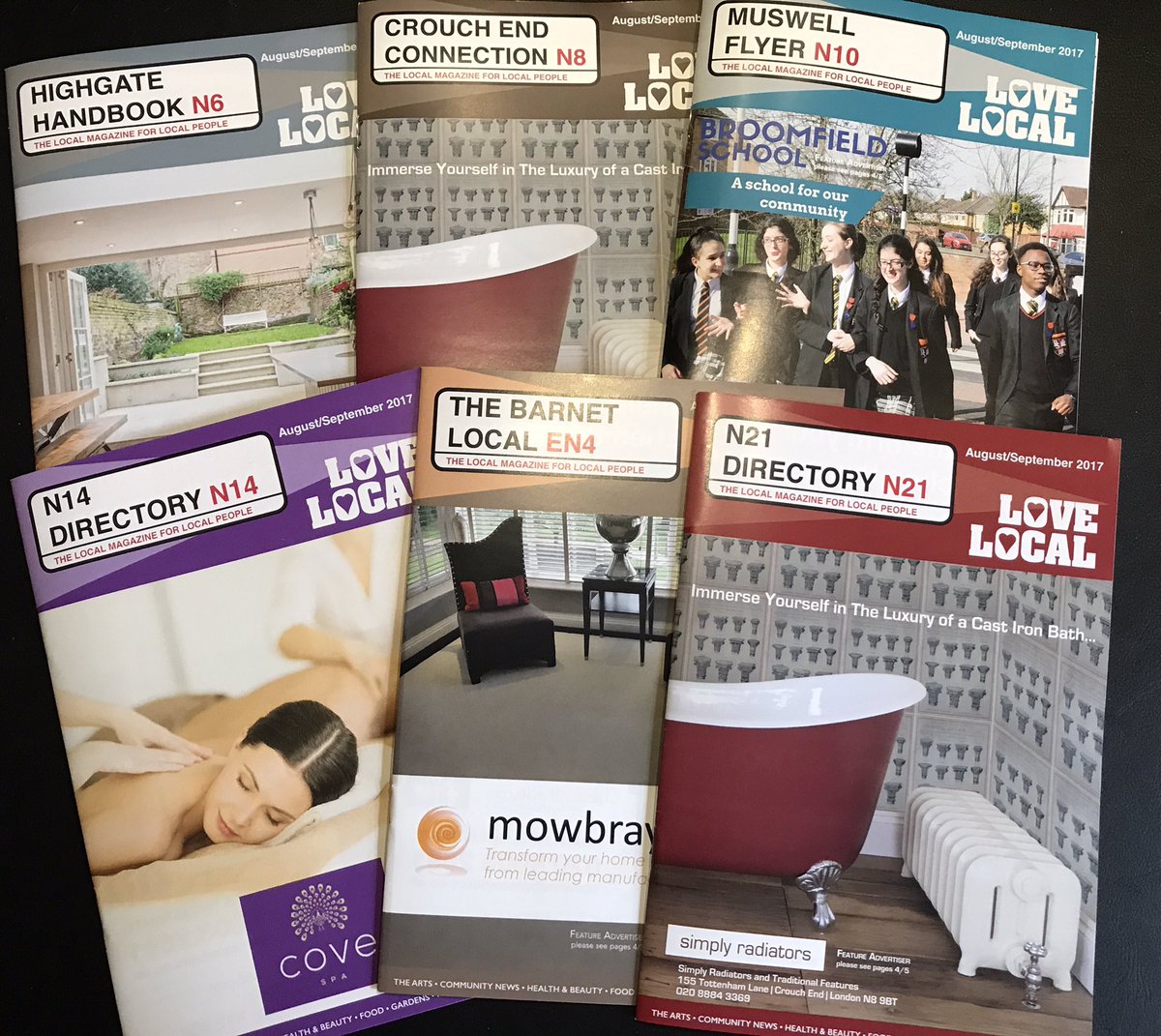 bexbeach's tweet photo. For local advertising my 6 local magazines are a great medium for any business to market in NLondon. email me 4 info becky@beckybeach.net https://t.co/wWegJ7umo3
