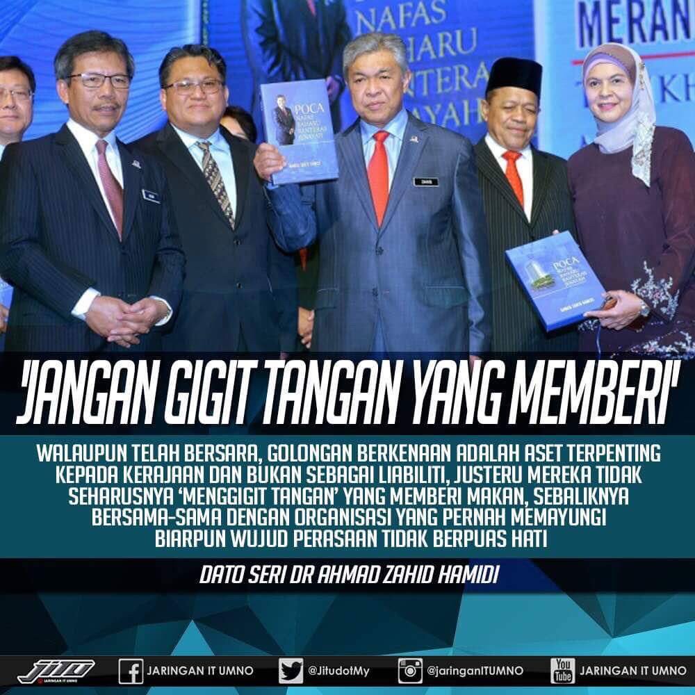 Jaringan It Umno Sur Twitter Jgn Gigit Tangan Yg Memberi Inisiatif Kerajaan Sentiasa Menghargai Amp Mengigati Pesara Aset Penting Bukan Liabiliti Negaraku Malaysia Https T Co 7yy4utrjjb Twitter