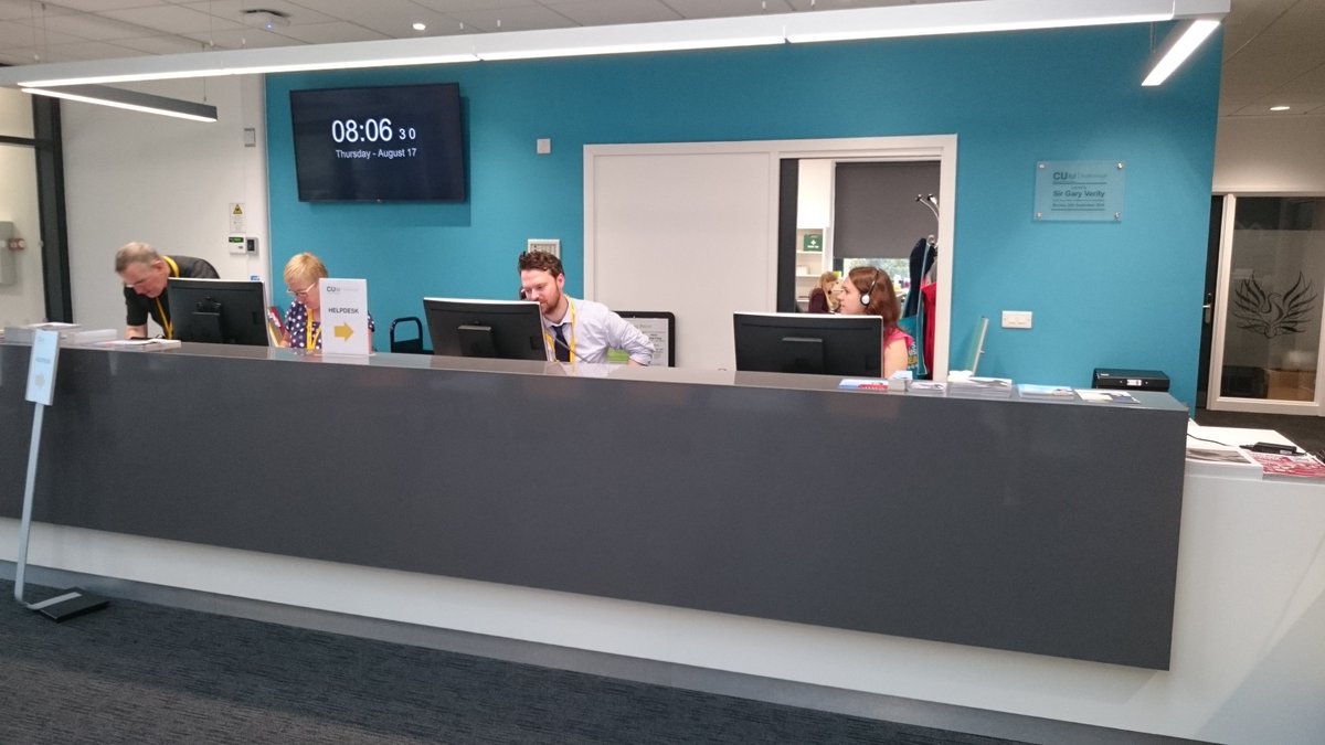Staff on our helpdesk are supporting students as they apply to study at CU Scarborough in September. Apply online, by phone or in person.