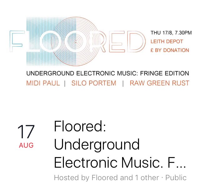 leithdepot's tweet photo. @leithdepot tonight @noisefloored @rev_engineer https://t.co/kz8wldYInc #electronic #synths #live #percussion #gig #music #local #leith https://t.co/YApmAvHHQZ