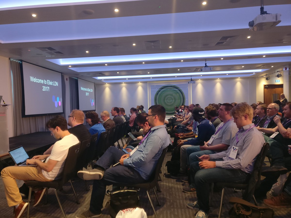mariaInTech's tweet image. Fully packed at @LdnElixir #ElixirLDN