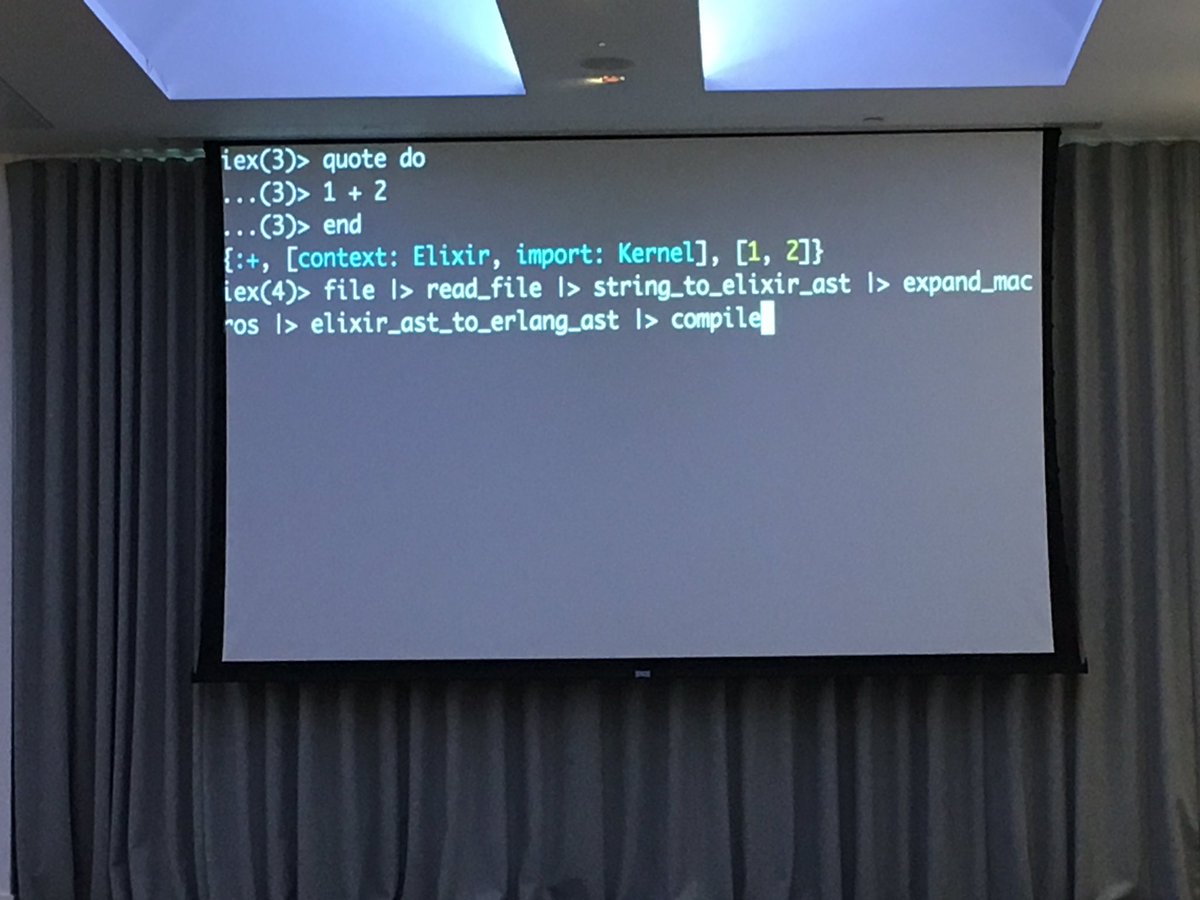 rhwy's tweet image. How elixir internally works when we compile @josevalim #ElixirLDN